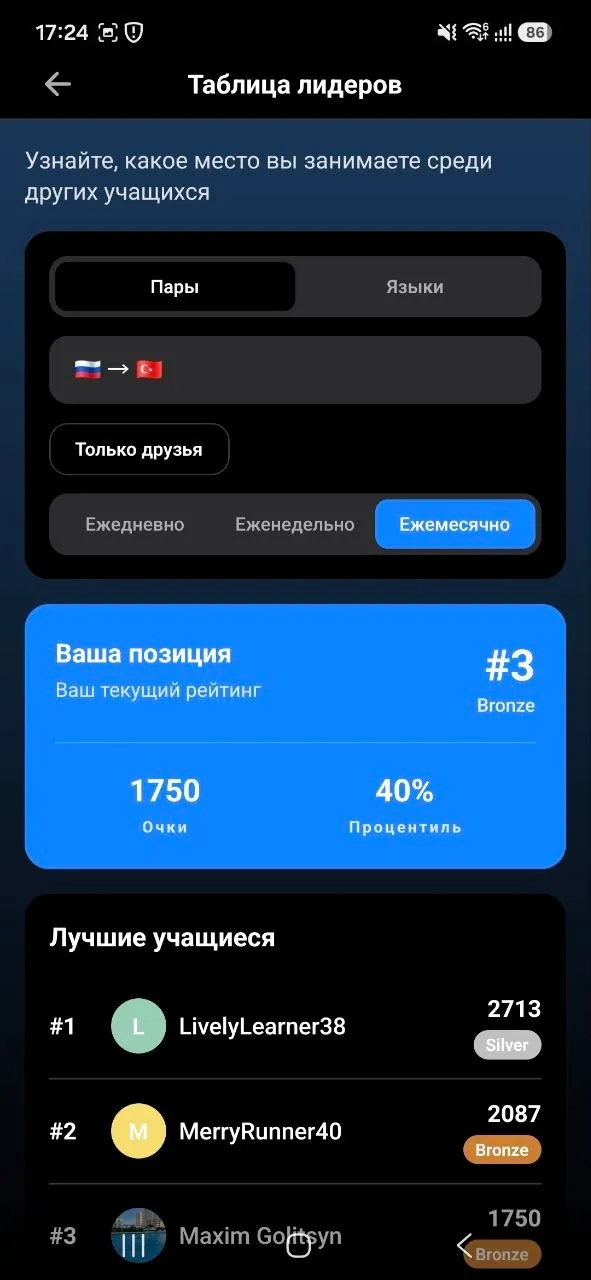 Gamified Progress